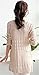 Beautiful fashion Meditative Rose Women's Thin Crochet Knitted Front Cardigan Pocket Sweater (Beige)