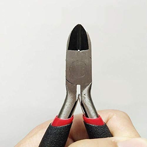 Tivivose Schmuck Zangen Ausrüstung 10cm Lange Spitzzange Edelstahl Diagonale Kneifzangen Schwarz Schmucksachen, die Hand… – Bild 4