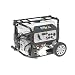 Quipall 5250DF Dual Fuel Gas Portable Generator with Electric Start