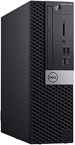 OptiPlex 7060 SFF High Performance Desktop Computer with Intel Core i7-8700 3.2GHz 6-core CPU, 16GB RAM, 500GB SSD, Keyboard, Mouse, Windows 10 Professional