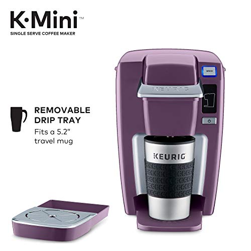 Keurig K15 Coffee Maker, Single Serve KCup Pod Coffee Brewer, 6 to 10 Oz. Brew Sizes, Black
