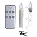 Gedengni Short Candlesticks LED Taper Candle, Remote Candle Sticks Battery Operated Chandelier Flameless Candles with Clip Flickering Warm White Lights for Wedding Party Baroque Chandelier,4inches