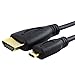 ACTIVEON CX Camcorder AV / HDMI Cable 5 Foot High Definition Micro HDMI (Type D) To HDMI (Type A) Cable