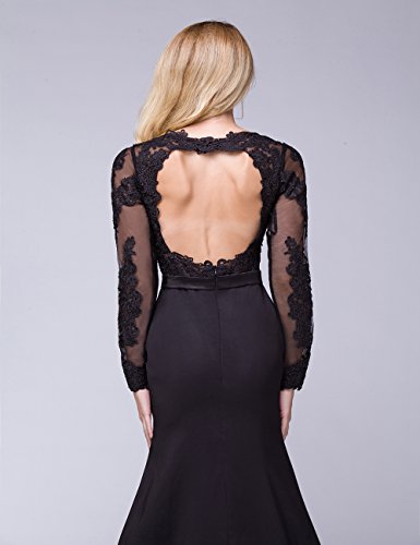 Ok Dress Long Sleeve Lace Mermaid Wedding Prom Dresses 2015 | Desertcart  Fiji