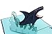 PopLife® Great White Shark 3D Fathers Day Pop Up Card - Ocean Birthday Pop Up Father's Day Card, Congratulations, Get Well - Fold Flat for Mailing - for Friend, for Daughter, for Husband, for Son