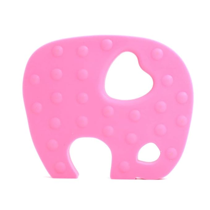 Coddtington Bebés y niños pequeños Elefante Silicona Mordedor Bebé ...