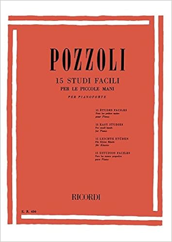 Etudes Faciles Pour Petites Mains 15 Piano Pozzoli - 