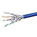 Cable Matters 10Gbps 5-Pack Snagless Shielded Cat 6A Ethernet Cable - 10ft, Cat 6A Cable, Cat6A Cord, Ethernet Cord, Blue
