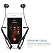 Bluetooth Headphones ZOETOUCH Wireless Neckband Headset V4.1 Bluetooth Magnetic Stereo Noise Cancelling Earbuds In Ear with Mic-Black
