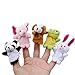 Heyuni. 10 pcs Baby Tiny Animal Farm Finger Puppet Toy Cloth Toddler Toys