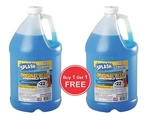 Splash Windshield Washer Fluid, Wash Cleaner, Windshield Washer, 1 Gal (Windshield Washer -25 F)
