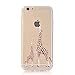 iPhone 6 Plus Case,iPhone 6S Plus Case, LUOLNH [New Creative Design] Flexible Soft TPU Silicone Gel Soft Clear Phone Case Cover for iPhone 6 Plus/6S Plus 5.5 inch,( 2 Giraffe)