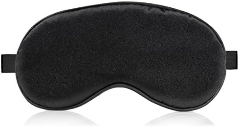  Eye Mask, Silk Sleeping Mask Comfortable &amp; Lightweight Blindfold with Adjustable Strap for Travel Naps Shift Work(Free Ear Plugs included) 