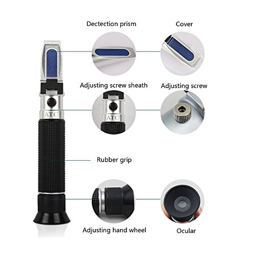 2 COCODE+Refractometer+Hydrometer+Temperature+Compensation