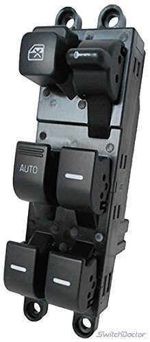Product Image SWITCHDOCTOR Window Master Switch Compatible with 1999-2002 Nissan Quest & Mercury Villager (Black)