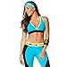 Zumba Womens Keep On Glowing Reversible V Bra