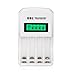 EBL LCD Smart Individual AA AAA Rechargeable Battery Charger for Ni-MH Ni-CD primary
