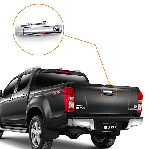Vardsafe VS980 | Metal Tailgate Handle Reverse Backup Camera for Isuzu D-Max Dmax | RCA Connector