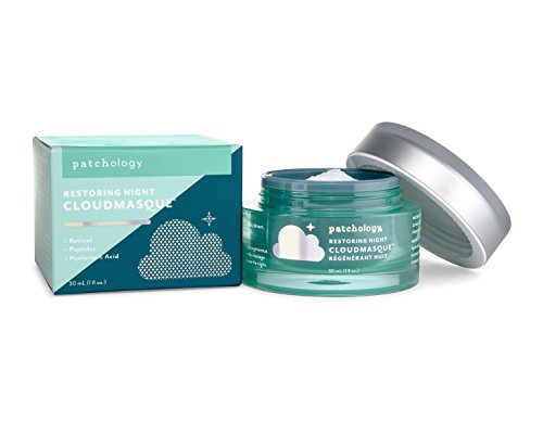 Patchology Restoring Night CloudMasque Sleeping Mask for elasticity, fine lines - w/ Hyaluronic Acid, Retinol, Peptides