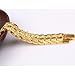 happy2girls Wrist Chain 24k Gold Plated Noble Men's Women's Bracelets New Design Bangle Free, Gold