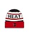 NBA Miami Heat New Era NBA HWC Biggest Fan 2.0 Cuff Knit Beanie, One Size, Red