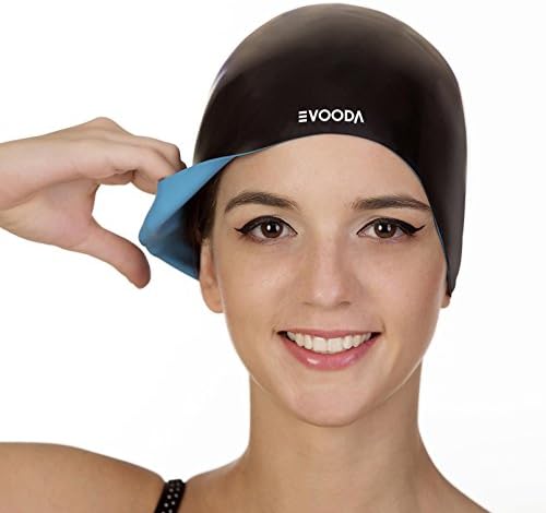 2-IN-1 Premium Silicone Swim Cap - Reversible For Men and Women