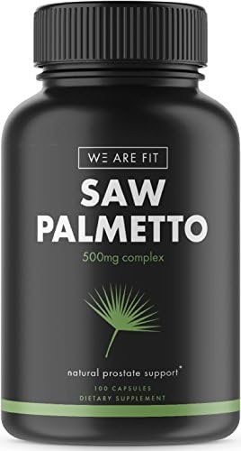 Saw Palmetto Capsules For Prostate Health - Extract & Berry Powder Complex To Reduce Frequent Urination and DHT Blocker To Fight Hair Loss - 500mg Natural Supplement