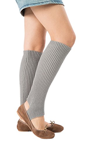 Casue Beenwarmers voor dames, meisjes, beenwarmers, yoga-beenwarmers, met hielgat, beenwarmers, gebreid, gehaakt, lange… - Image 4