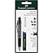 Faber-Castell Mechanical Pencil 0.7mm, Grip Plus B Set, (1x Pencil, 12 Refill Leads 2B, 1x Eraser)