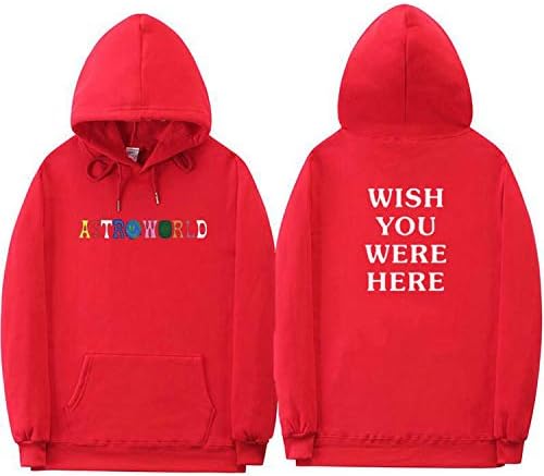 jackmimi Travis Scott Astroworld Hoodies Letter Print Hoodie Streetwear Man and Woman Pullover Sweatshirt,