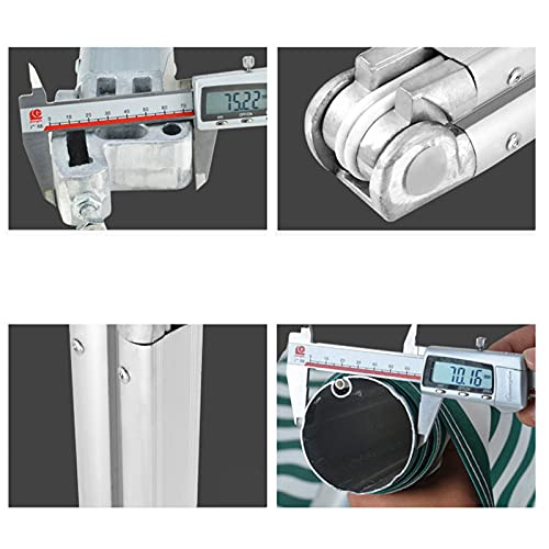 DNNAL Einziehbare Baldachin-Markise, wasserdichte Markise Sunshade Shelter mit manueller Kurbelgriff für Haustür… – Bild 4