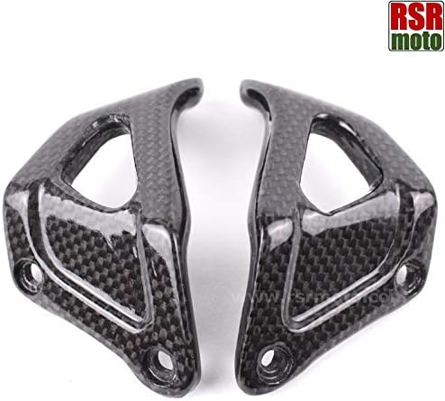 RSR Moto Carbon Fibre Hand Guards Protectors Compatible With MV Agusta 800 Dragster/RR, 2014-2017 (Gloss Plain Weave)