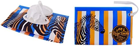 Zebra Safari Wet Wipe Dispenser Case from Bara Lowki