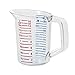 Rubbermaid Commercial Products Bouncer Clear Measuring Cup 2-Cup/0.5-Quart Clear Strong Food Grade Easy Read for Liquid/Dry Ingredients for Home/Professional Kitchen