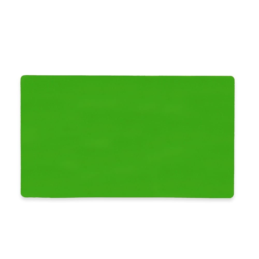 MagFlex® Flexible Magnetic Sheet with Gloss Green Dry-Wipe Surface for Creating Scrumboards, Removable and Changeable Labels - 140mm x 80mm x 0.85mm - Pack of 5