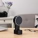 Feiyen Outlet Wall Mount Hanger Stand Holder Only for Dot 2nd Generation Without Mess Wires Or Screws, Compact Holder Case Plug in Kitchens, Bathroom and Bedroom (Black)
