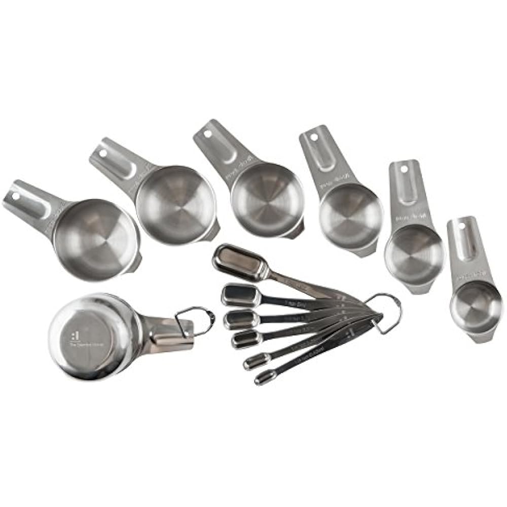 Measuring Cups And Spoons Set Heavy Duty Stainless Steel, 13 Piece 7