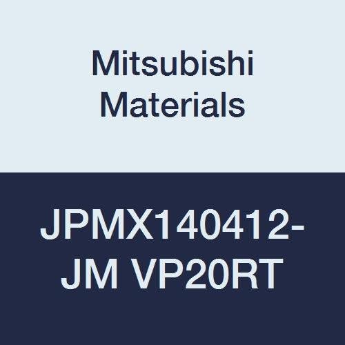 Mitsubishi Materials JPMX140412-JM VP20RT Carbide Milling Insert, Coated, Class M, Round Honing, 0.187" Thick, 0.047" Corner Radius (Pack of 10)