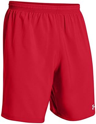 Under Armour Men's UA Hustle Soccer Shorts Small Red