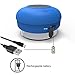 Stalion SS-SHWR-BTBLU Waterproof Bluetooth Portable Audio System (Cyan Blue) 