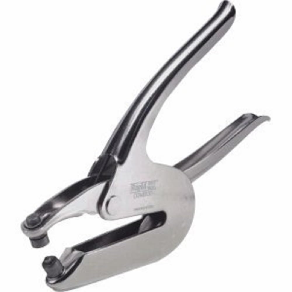 Rapid Combi 80-300 Eyelet Pliers, 10 Sheet Capacity, For 3 and 4mm Eyelets, Metal, Chrome, 31069426