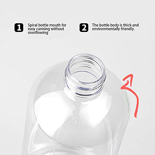 Sizet-Spray-Bottles-for-Cleaning-Solutions-16-oz-Empty-Clear-Alcohol-Resistant-Refillable-Container-with-Adjustable-Sprayer