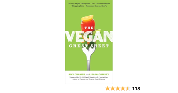 Amazon Com The Vegan Cheat Sheet Your Take Everywhere Guide To Plant Based Eating Ebook Cramer Amy Mccomsey Lisa Kindle Store