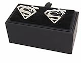 TAILUN Men's Wedding Cufflinks Super Hero Cufflinks (Superman#1)
