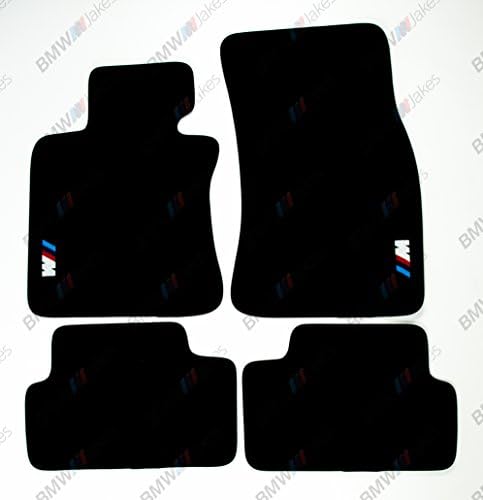 NEW CAR FLOOR MATS BLACK with ///M EMBLEM for BMW 6 series E63