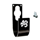 Garden Hose Holder wall mount-Durable and 100ft Heavy Duty Long Lasting Steel Hose Hanger with faucet Conveniently store your hose using +2 screws -keep your backyard neat and clean
