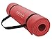Sivan Health and Fitness 1/2-InchExtra Thick 71-Inch Long NBR Comfort Foam Yoga Mat for Exercise, Yoga, and Pilates (Red)thumb 1