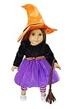 Brittany's My Spider Witch Halloween Costume Compatible with American Girl Dolls