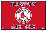 Boston Red Sox Sign Metal Sign 12 x 18