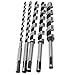 SING F LTD 5Pcs 230mm Wood Drill Wookworking Auger Bit Set 230mm SDS plus6mm 10mm 14mm 18mm 20mm Wood Drill Bits